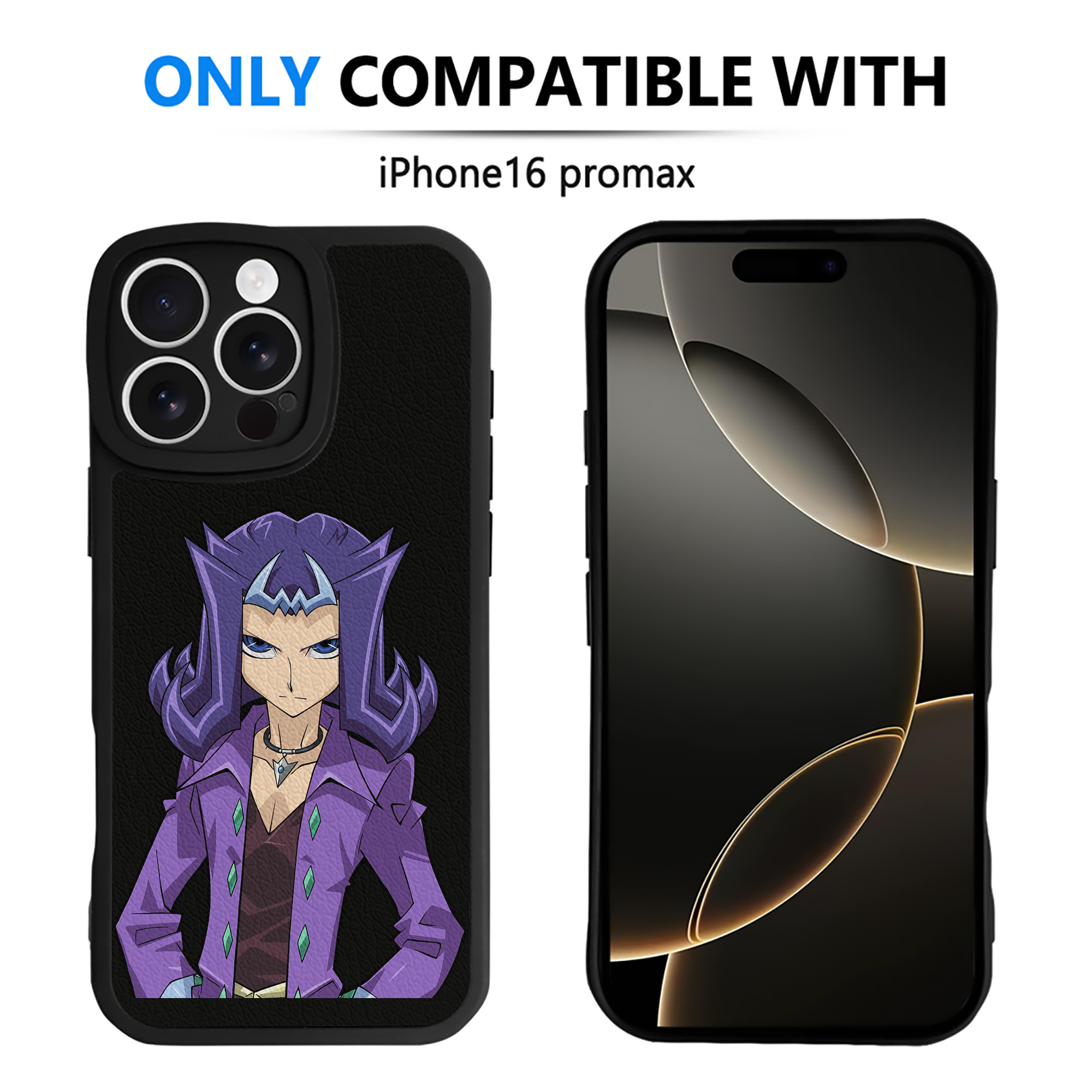 遊☆戯☆王 Yu-Gi-Oh! 【iPhone 16シリーズ対応】シリコンスマホケース（レザー調） 材質：シリコン